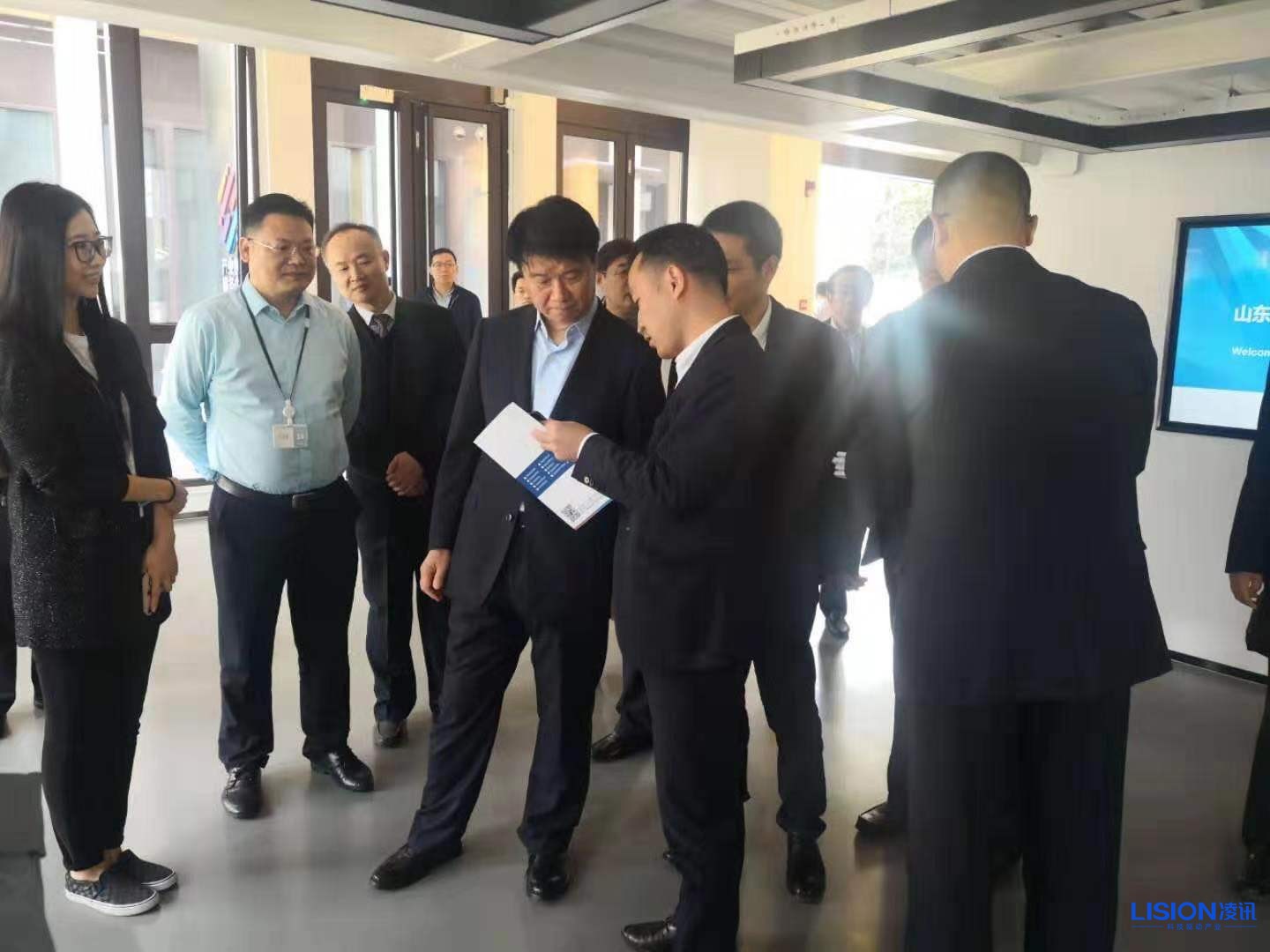山东省泰安市委市政府领导莅临我上海分公司指导工作